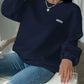 Olivia – lässiger lockerer waffelpullover