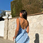 Nora – maxi-rüschenkleid für damen