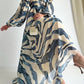 Zola - maxikleid mit gürtel
