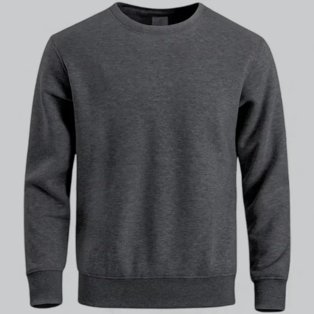 Herren-sweatshirt mit rundhalsausschnitt und langen armeln – lässiger alltagslook