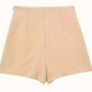Isabella – asymmetrische fake-button-shorts für frühling und sommer
