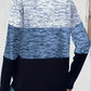 Jennifer – lässiges langärmliges farbblock-t-shirt mit rundhalsausschnitt,