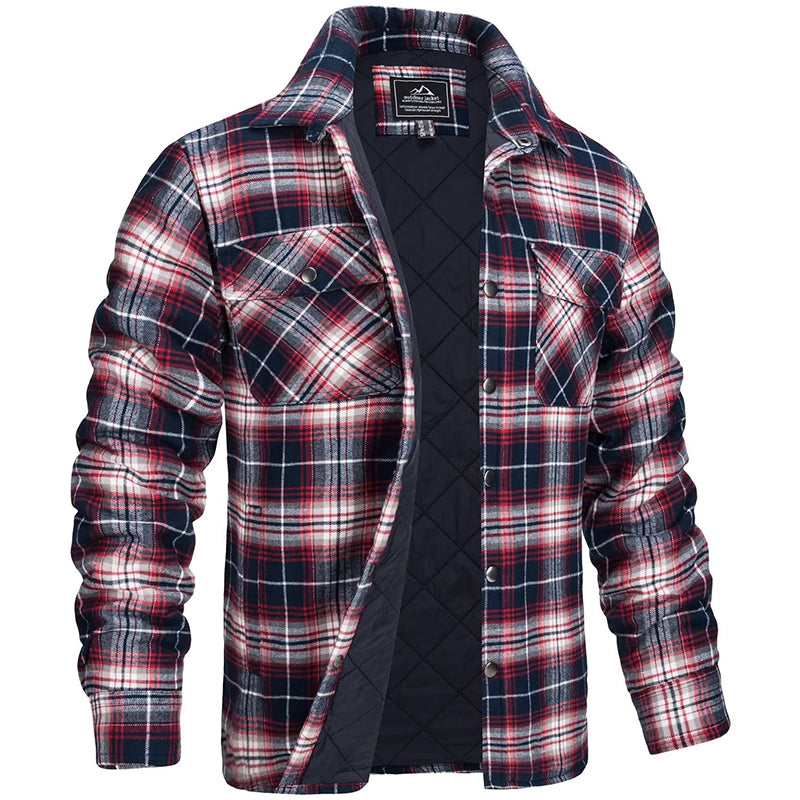 James - kuschelige flanell-komfortjacke für herren