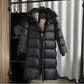 Lira - dicke puffer kappuzen-daunenjacke