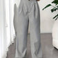 Avery – lässige, einfarbige hose mit weitem bein