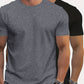Jeremy – 2-teiliges, lässiges kurzarm-t-shirt für herren