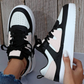 Weiß und Schwarz Sneakers für Damen