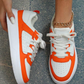 Weiß und Rot Sneakers für Damen
