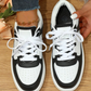 Weiß und Schwarz Sneakers für Damen