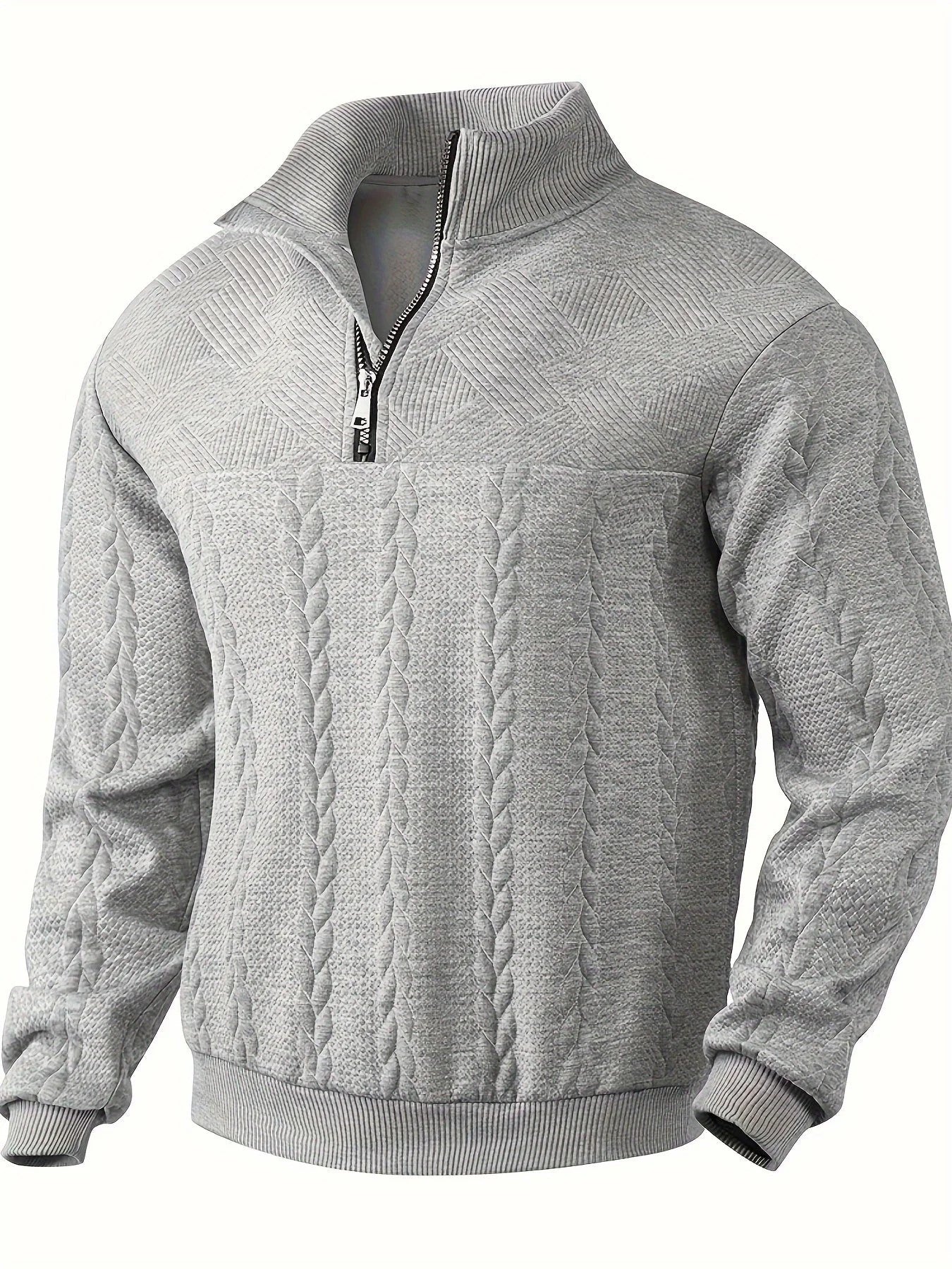 Warmer gestrickter herrenpullover aus wolle für den winter