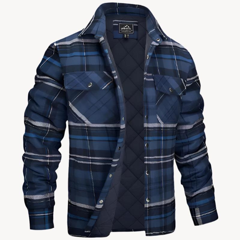 James - kuschelige flanell-komfortjacke für herren