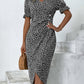 Schwarz Midi Kleid für Damen