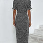 Schwarz Midi Kleid für Damen