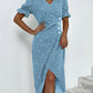 Blau Midi Kleid für Damen