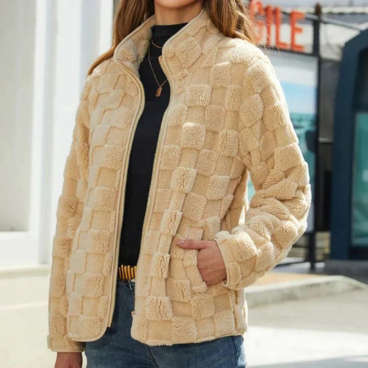 Ayleen - superweiche kurze fleecejacke