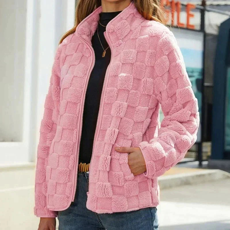 Ayleen - superweiche kurze fleecejacke