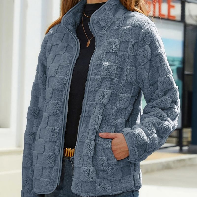 Ayleen - superweiche kurze fleecejacke