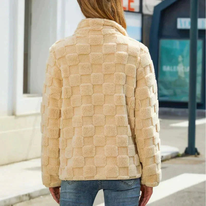 Ayleen - superweiche kurze fleecejacke