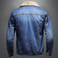 Jeansjacke im stil von caude milano