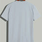 Grauer lässiges Rundhals-T-Shirt für Herren