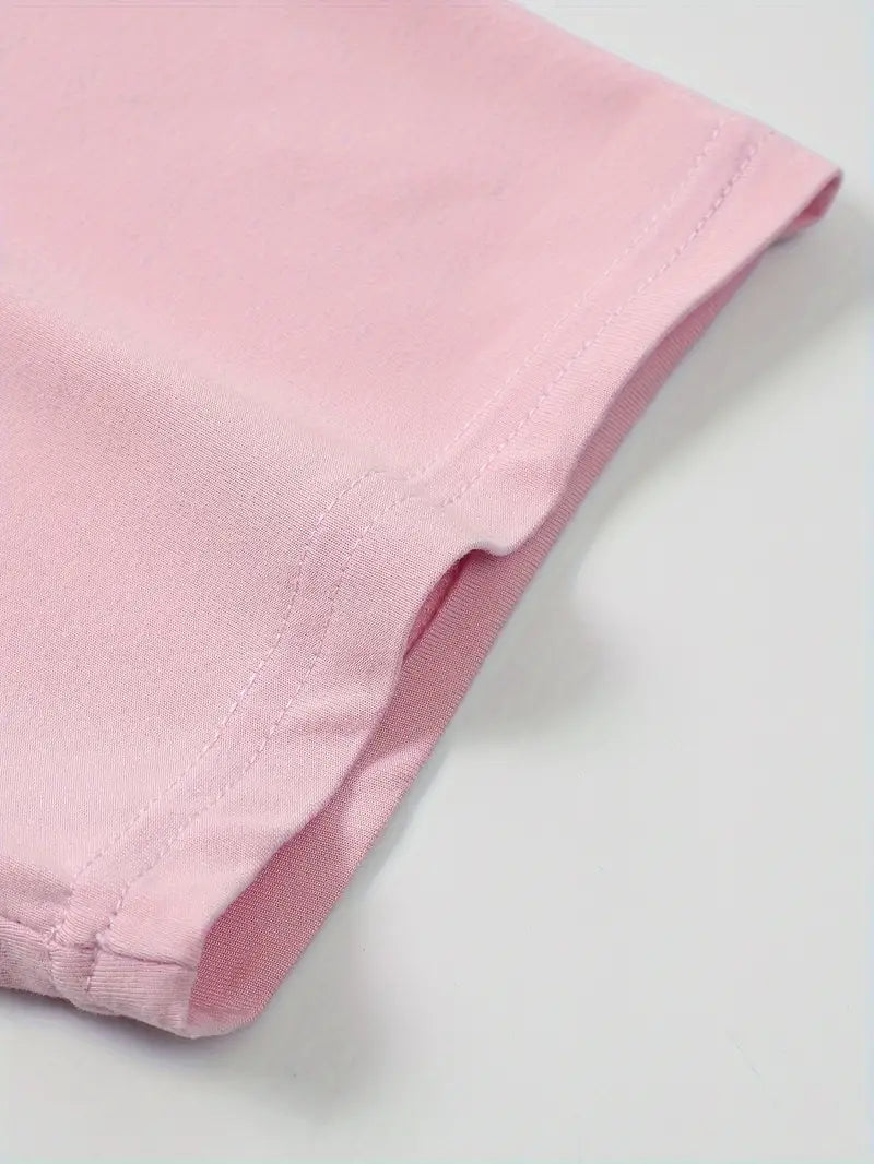Rosa lässiges Rundhals-T-Shirt für HerrenDunkelblau lässiges Rundhals-T-Shirt für Herren
