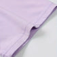 Lila lässiges Rundhals-T-Shirt für Herren
