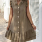 Jutta – schönes lässiges kleid mit knöpfen