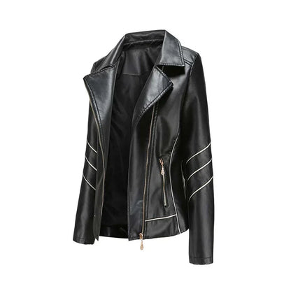Hannie – elegante lederjacke für einen raffinierten look