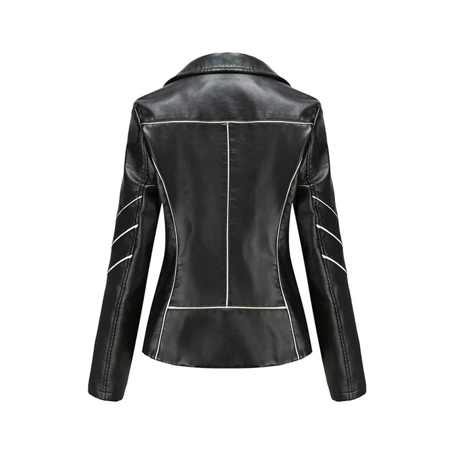 Hannie – elegante lederjacke für einen raffinierten look