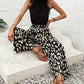 Ledi - jumpsuit mit leopardenmuster und weitem bein