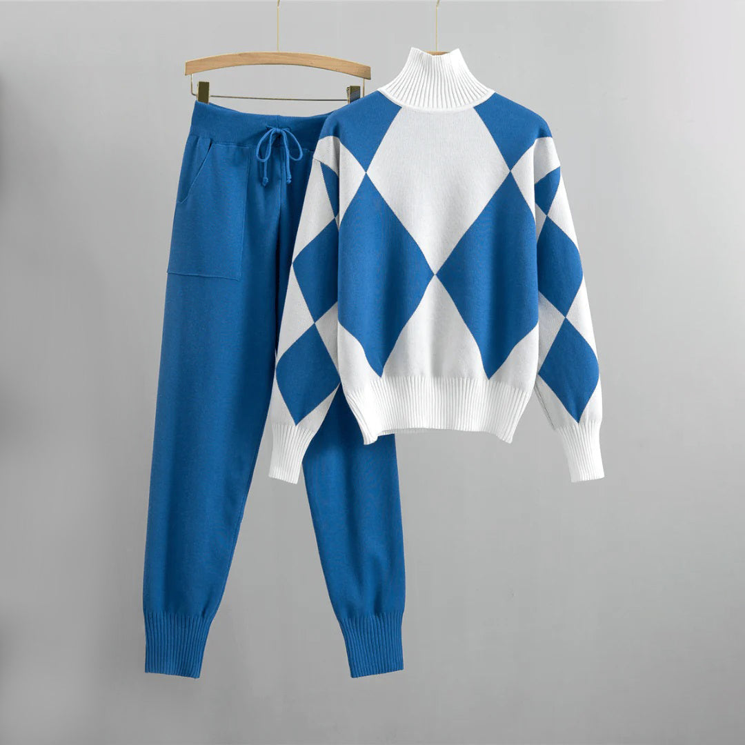 Maryana – kuscheliger pullover und hose für einen stilvollen look