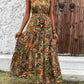 Nina - musterreiches maxikleid in pastelltönen
