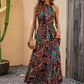 Nina - musterreiches maxikleid in pastelltönen