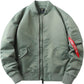 Bomberjacke | Reißverschlüsse | Taschen | Pilot Jacke | Herrenbekleidung-Leyna Moda