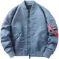 Bomberjacke | Reißverschlüsse | Taschen | Pilot Jacke | Herrenbekleidung-Leyna Moda
