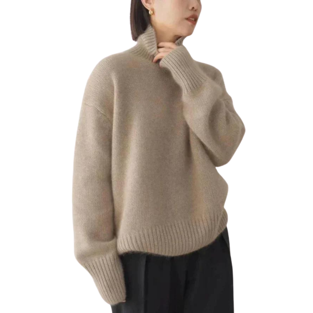 Sisko - stylischer rollkragenpullover für die freizeit