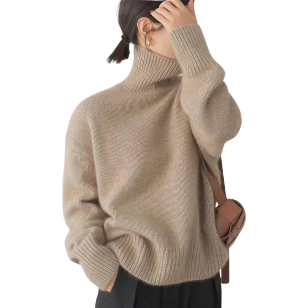 Sisko - stylischer rollkragenpullover für die freizeit