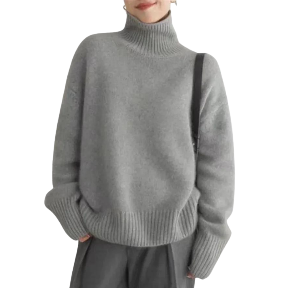 Sisko - stylischer rollkragenpullover für die freizeit