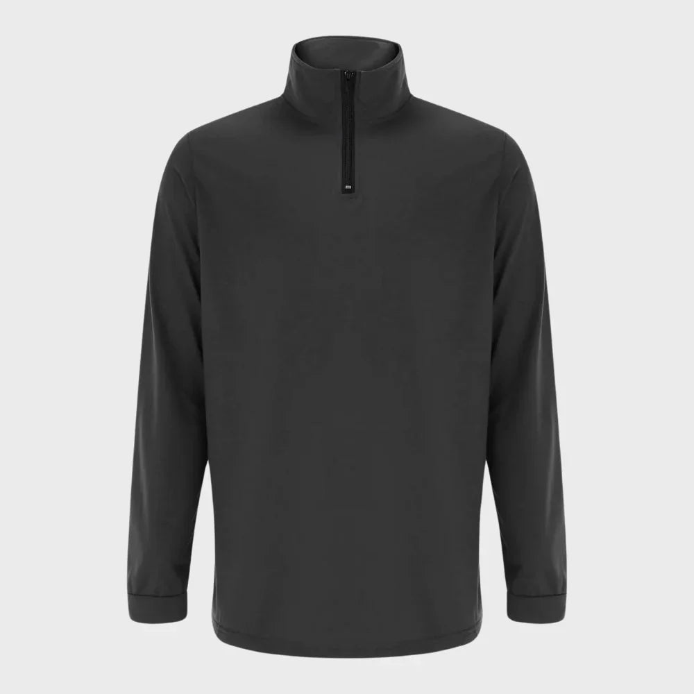 Warmer herrenpullover mit reißverschluss
