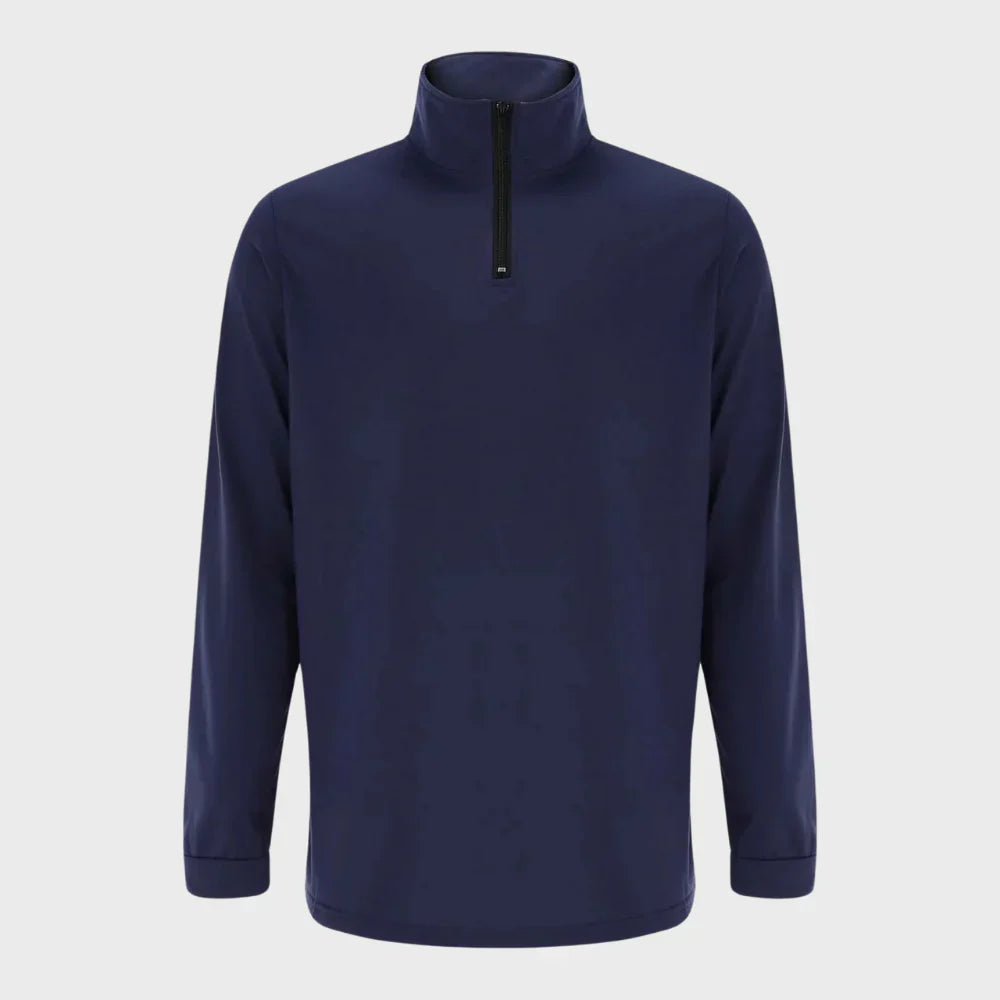 Warmer herrenpullover mit reißverschluss