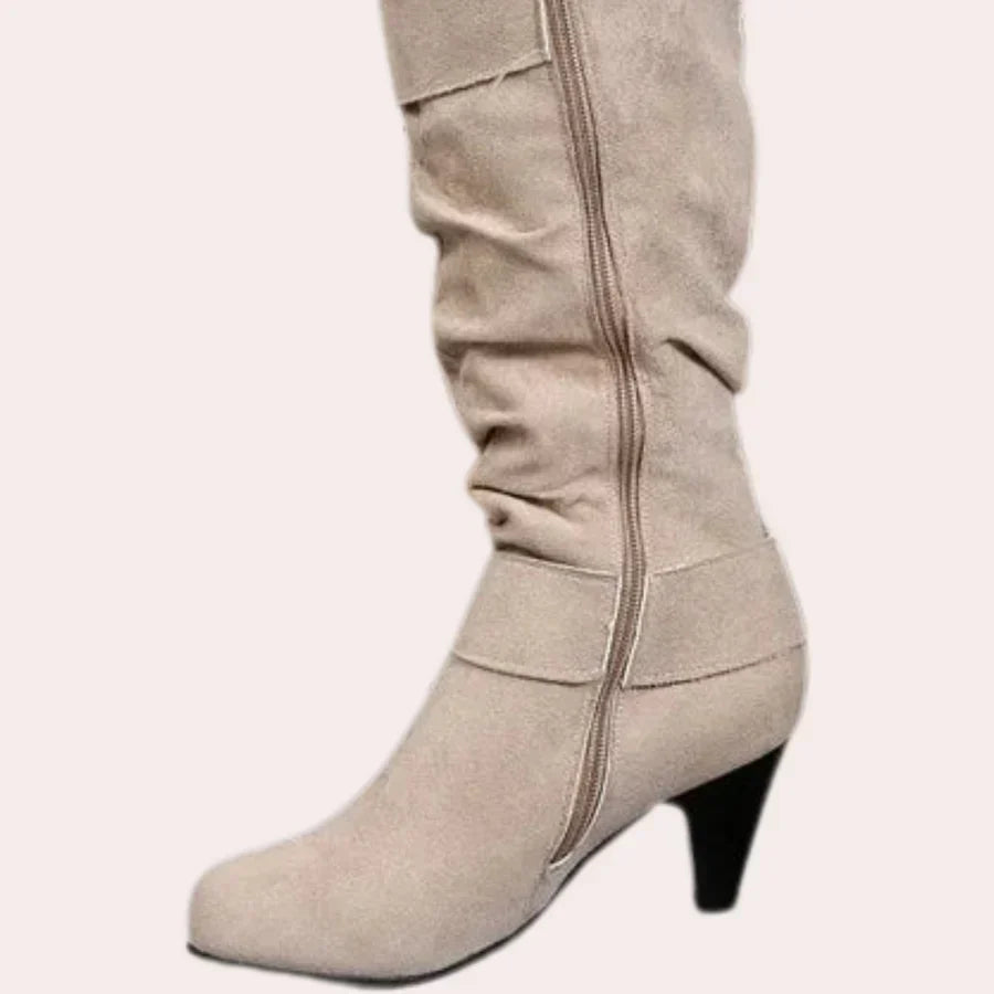 Modische kniehohe stiefel für frauen