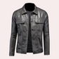 Stylisch - moderne bikerjacke für herren