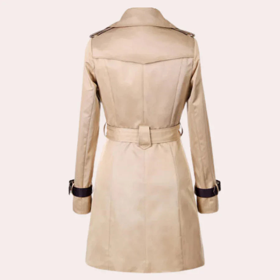 Eleganter damen-trenchcoat für einen raffinierten look