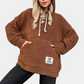 Weicher und warmer hoodie für frauen