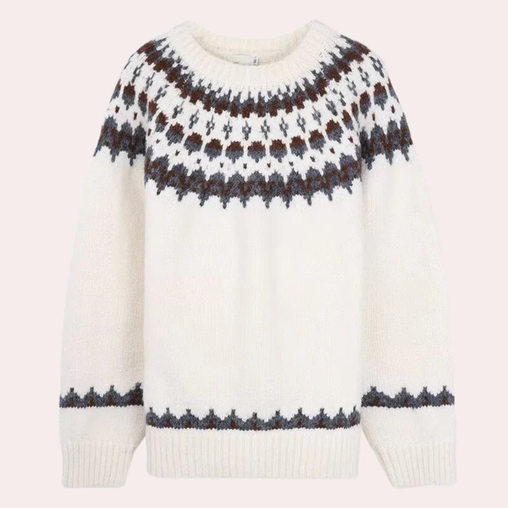 Warmer strickpullover für herren