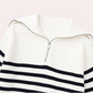 Schick - damenpullover mit modischem reißverschluss