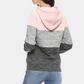 Siobhan - gemütlicher mehrfarbiger kapuzenpullover für damen