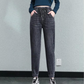 Lucrezia - trendige, lässige damenjeans mit verstellbarer bundkordel für perfekten sitz