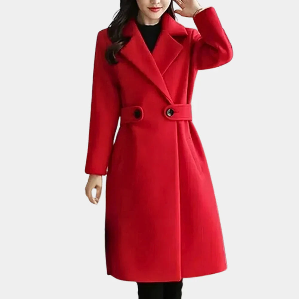 Langer wintermantel für damen – Carmen