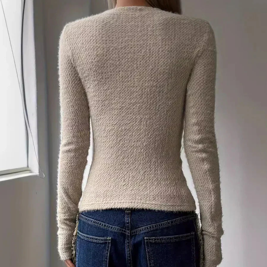 Nerea – kuscheliger strickpullover für damen